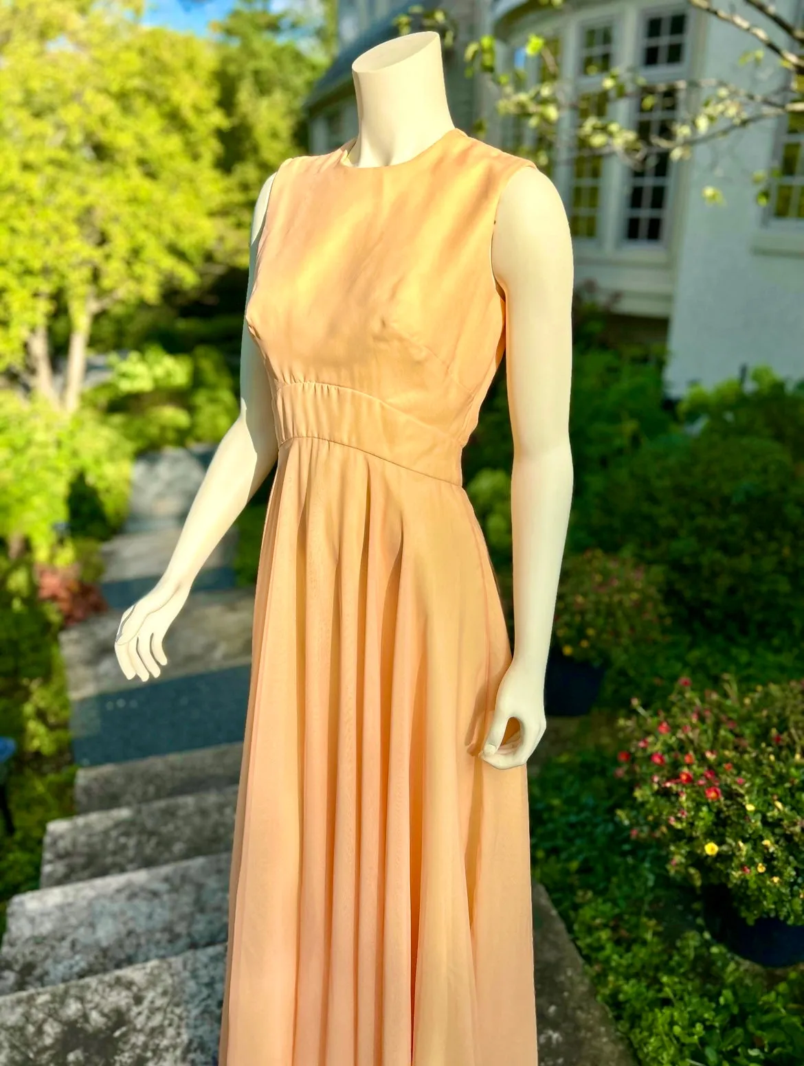 1970s Sunset Shimmer Gown