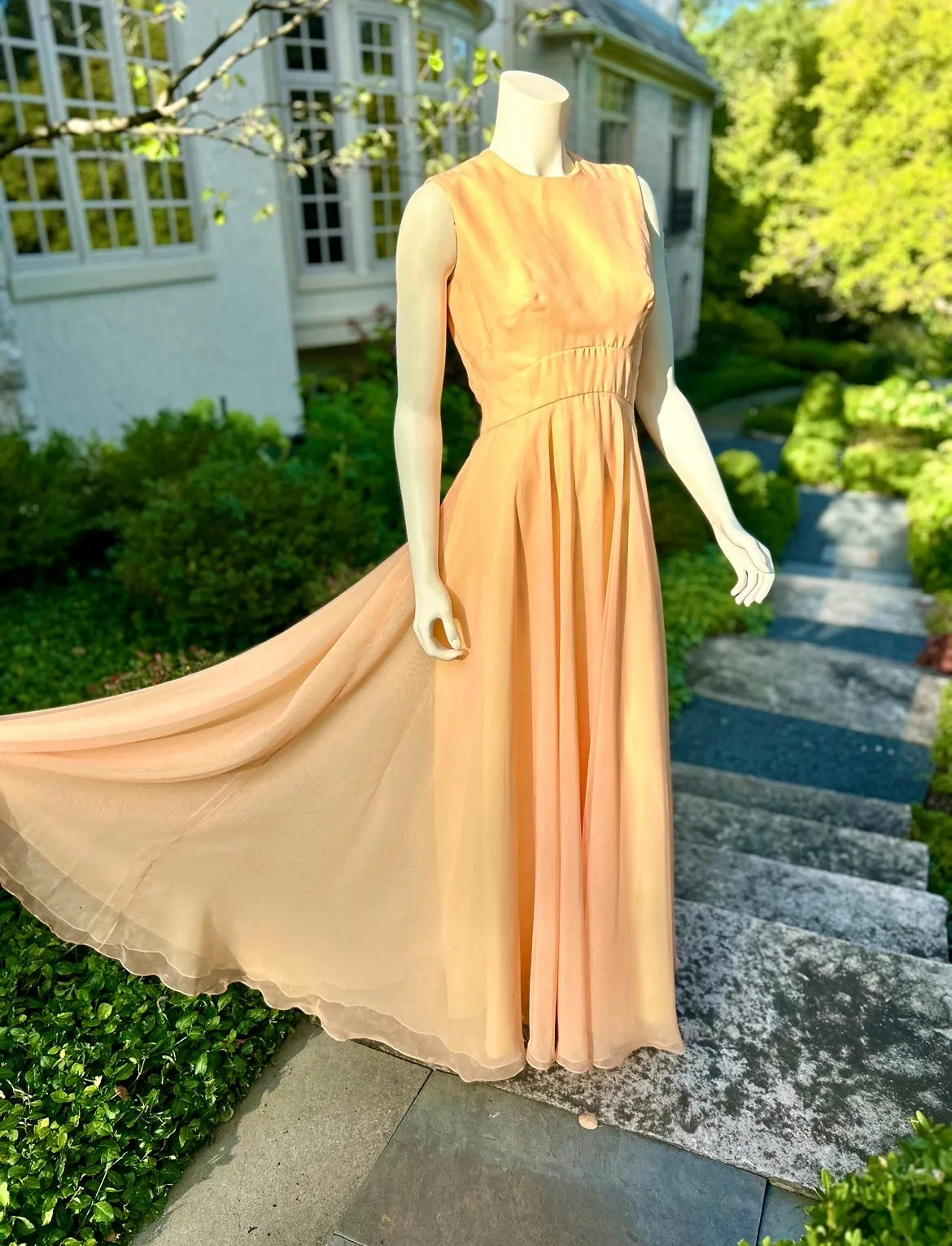 1970s Sunset Shimmer Gown