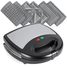 3-in-1 750W Auto Shut Down Dishwasher Safe Sandwich Maker Press