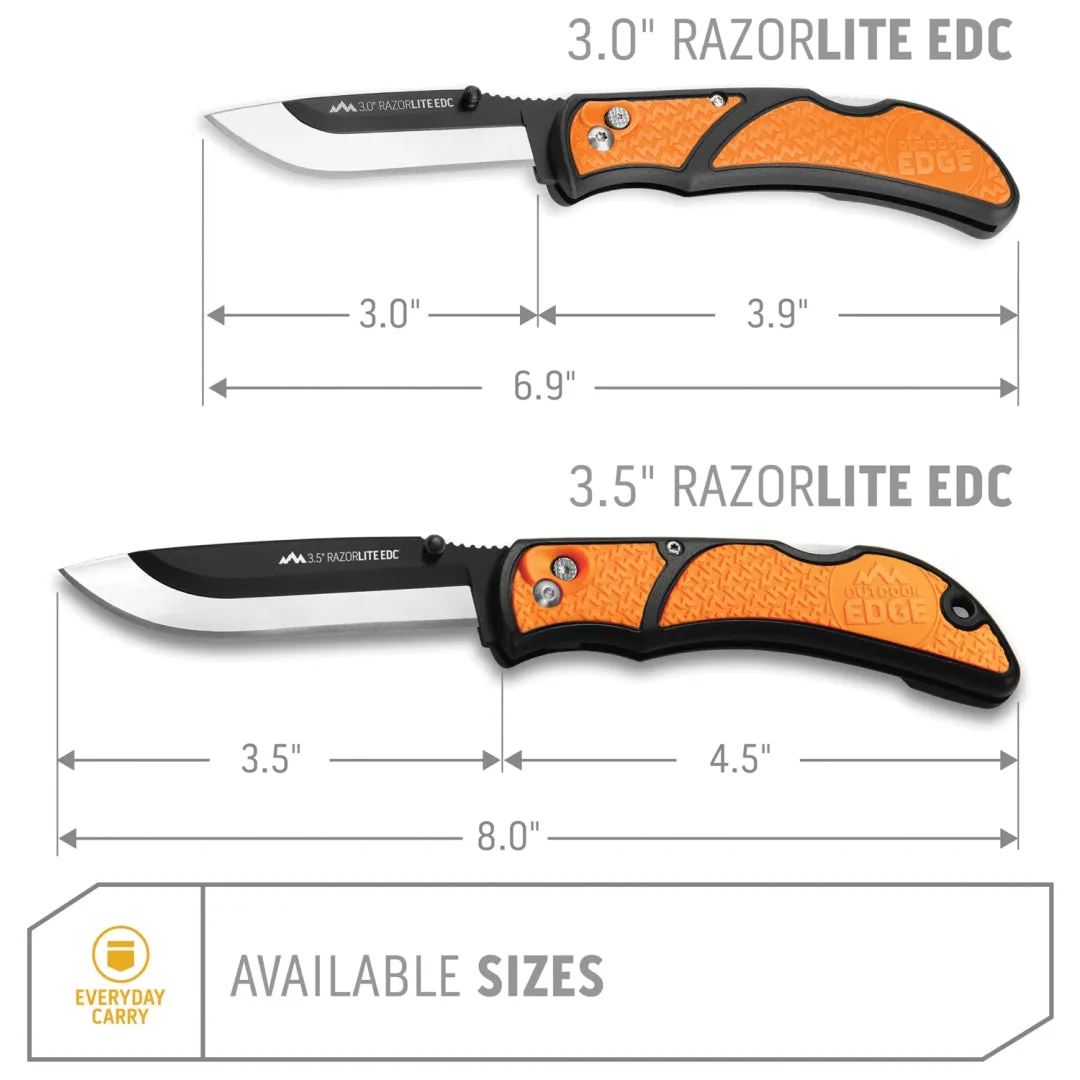 3" Razorlite Edc Blue-4 Blades