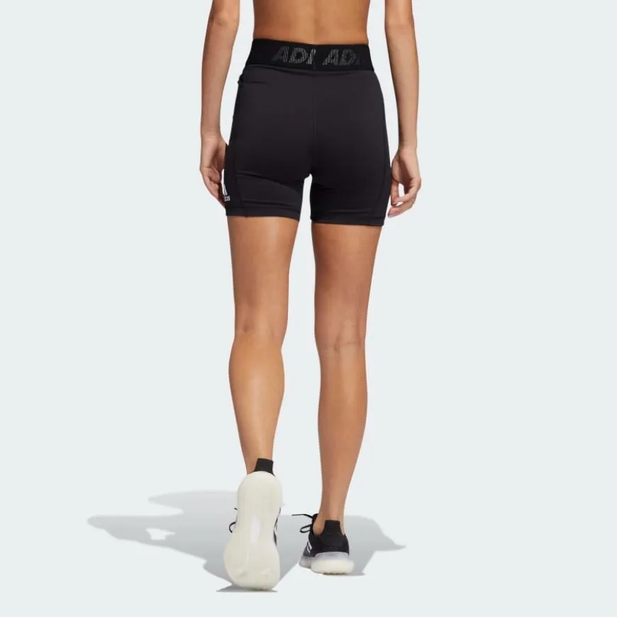 Adidas Techfit Badge Of Sport Women Training Short Black/White