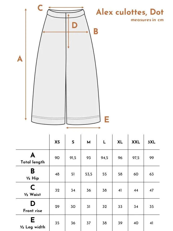 Alex Culottes Green Dot