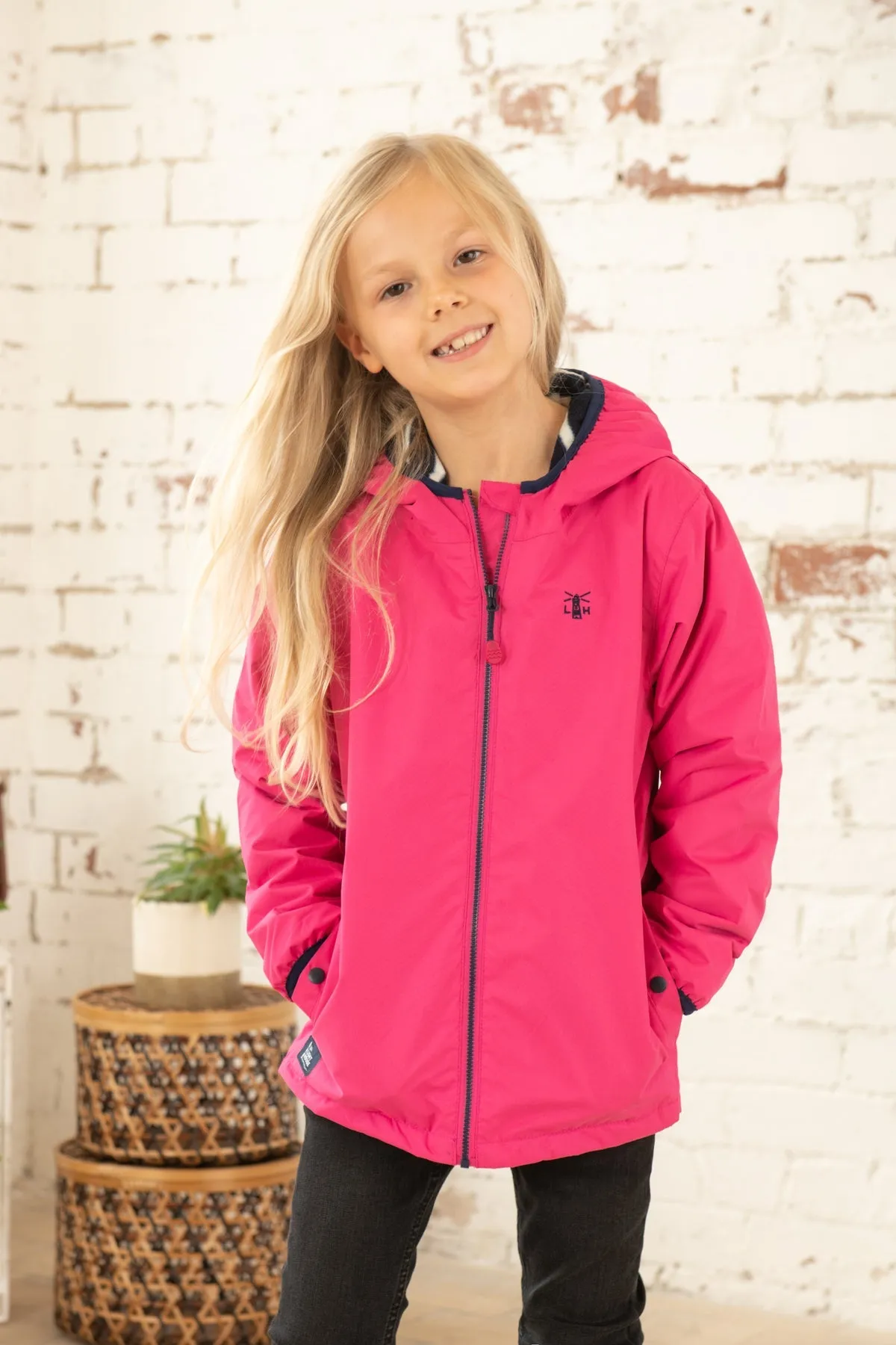 Amelia Coat - Bright Pink