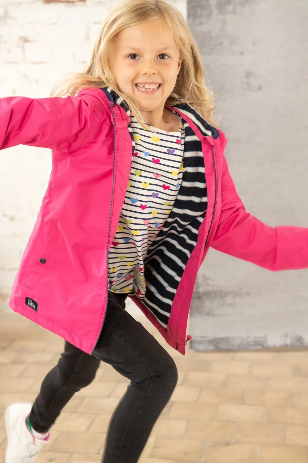 Amelia Coat - Bright Pink