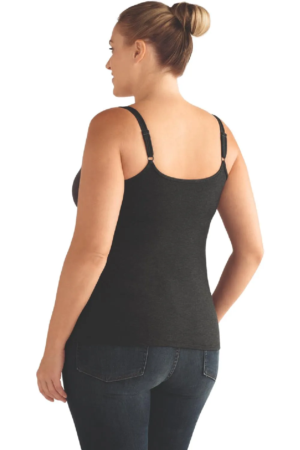 Amoena Valletta Mastectomy Camisole, Charcoal (44076)