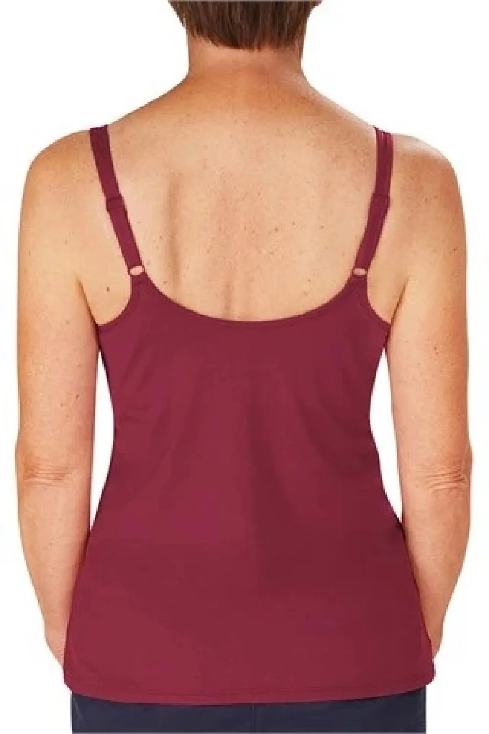 Amoena Valletta Mastectomy Camisole, Red (45038)