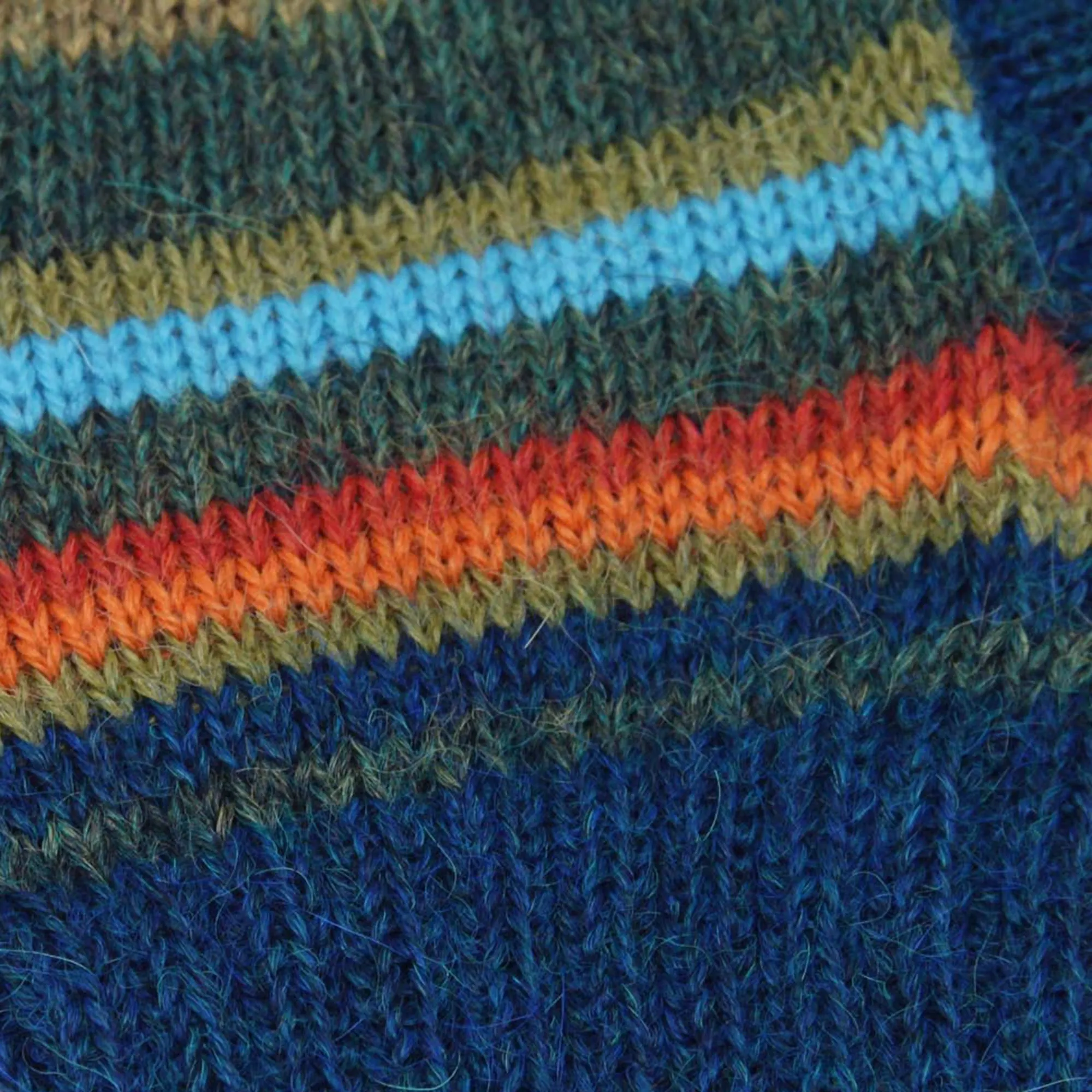 Andean Sunrise Alpaca Fingerless Gloves