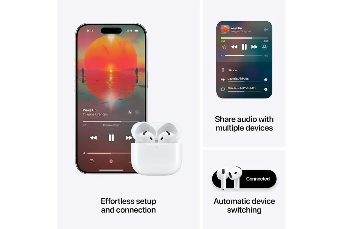 Apple AirPods 4th Generation With Noise Cancelling