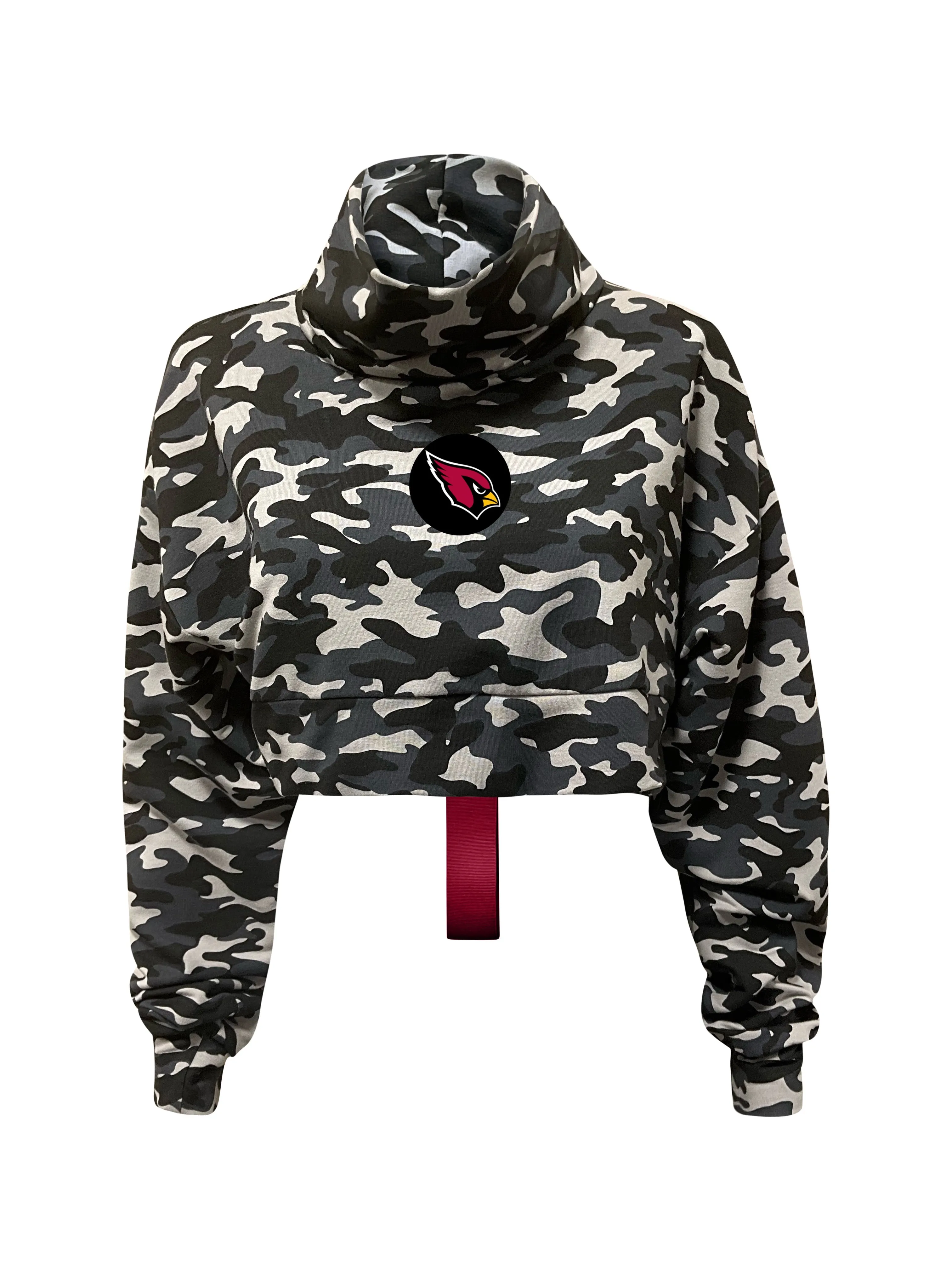 Arizona Cardinals Crop Camo Sweatshirt