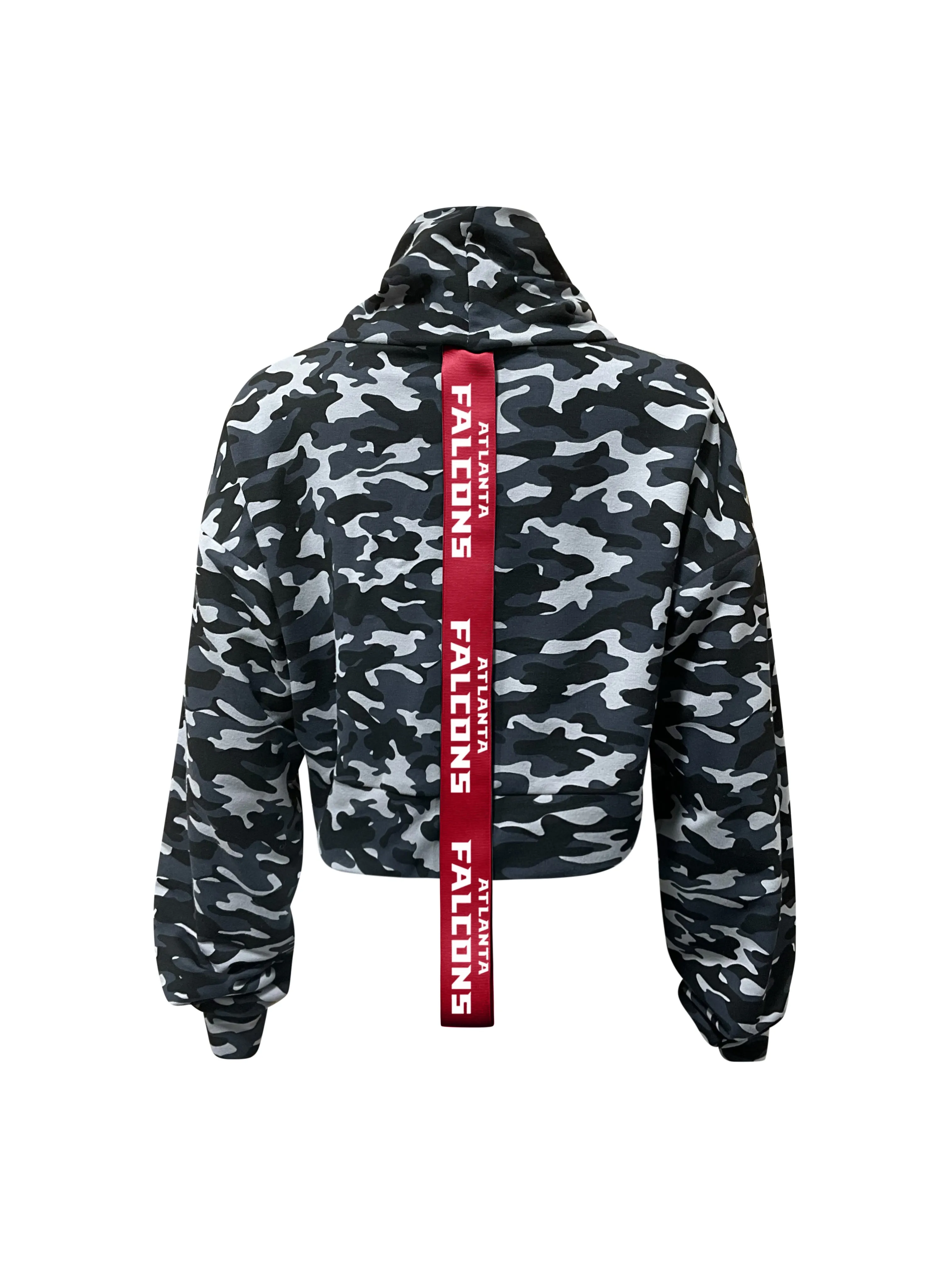 Atlanta Falcons Crop Camo Sweatshirt