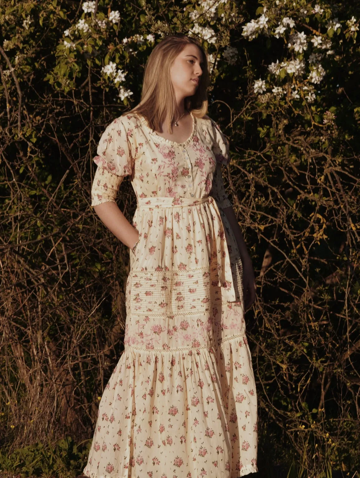 AUGUSTINE MAXI DRESS PINK ROSE