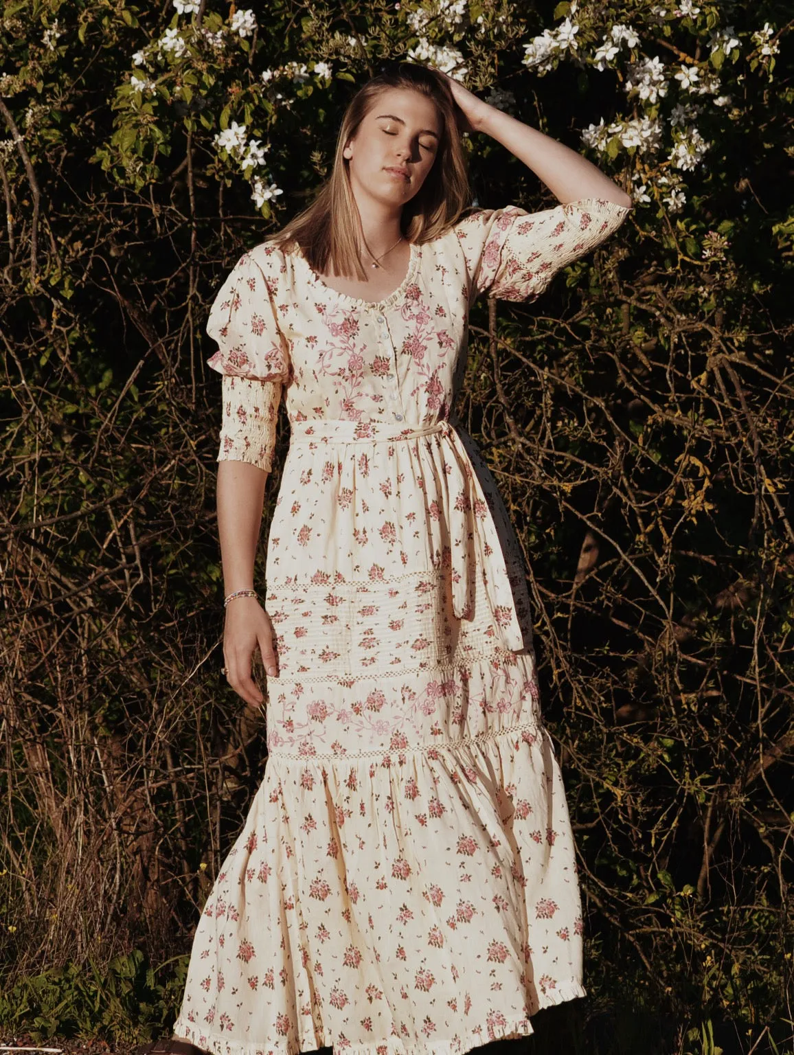 AUGUSTINE MAXI DRESS PINK ROSE