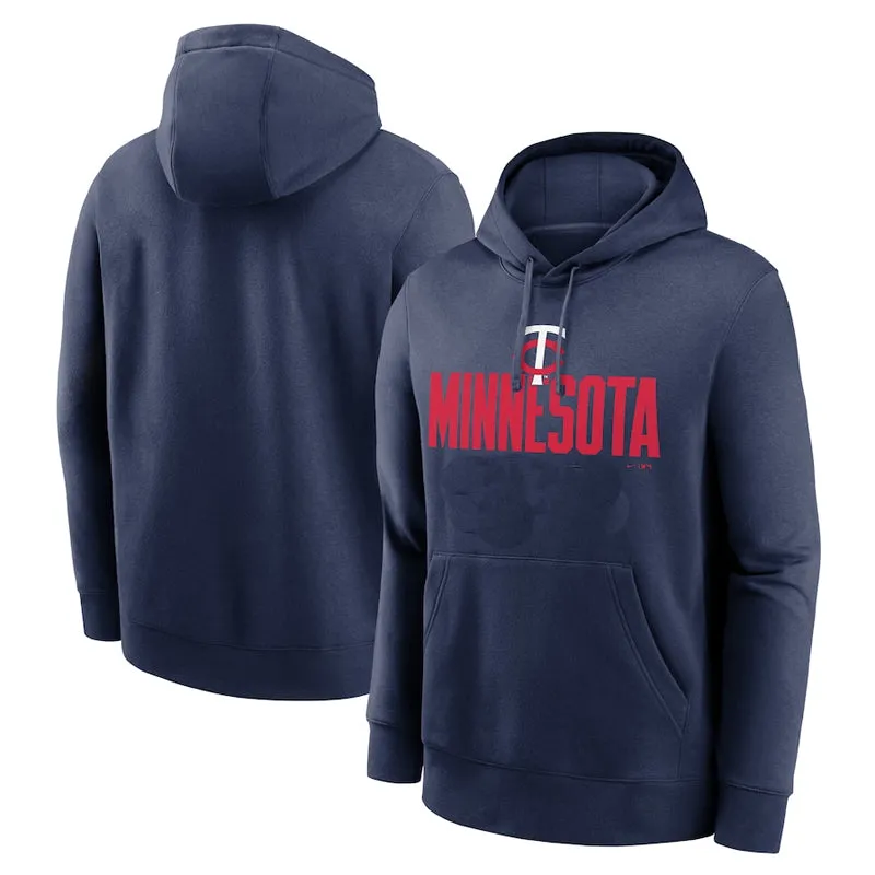 AVAILABLE IN-STORE ONLY! Minnesota Twins Nike MLB Club Slack Navy Pullover Hoodie