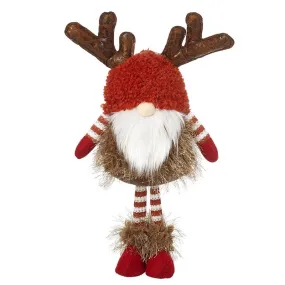 Barney Red and White Standing Reindeer Gonk