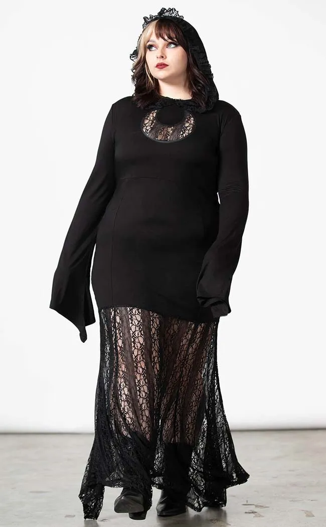 Besome Hooded Maxi Dress [Plus-Size]