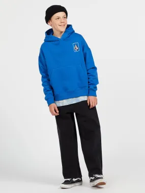 Big Boys Strikehood Pullover Hoodie - Camper Blue