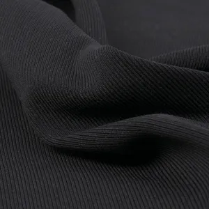 Black Ribbed Jersey 31