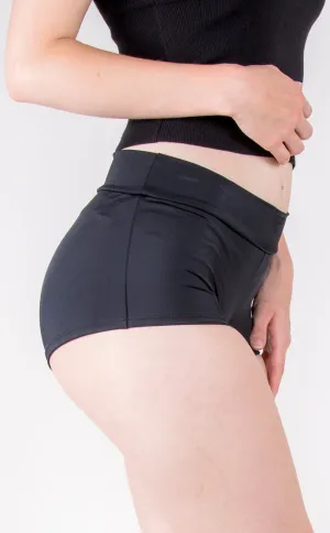 Black Stretch Booty Shorts