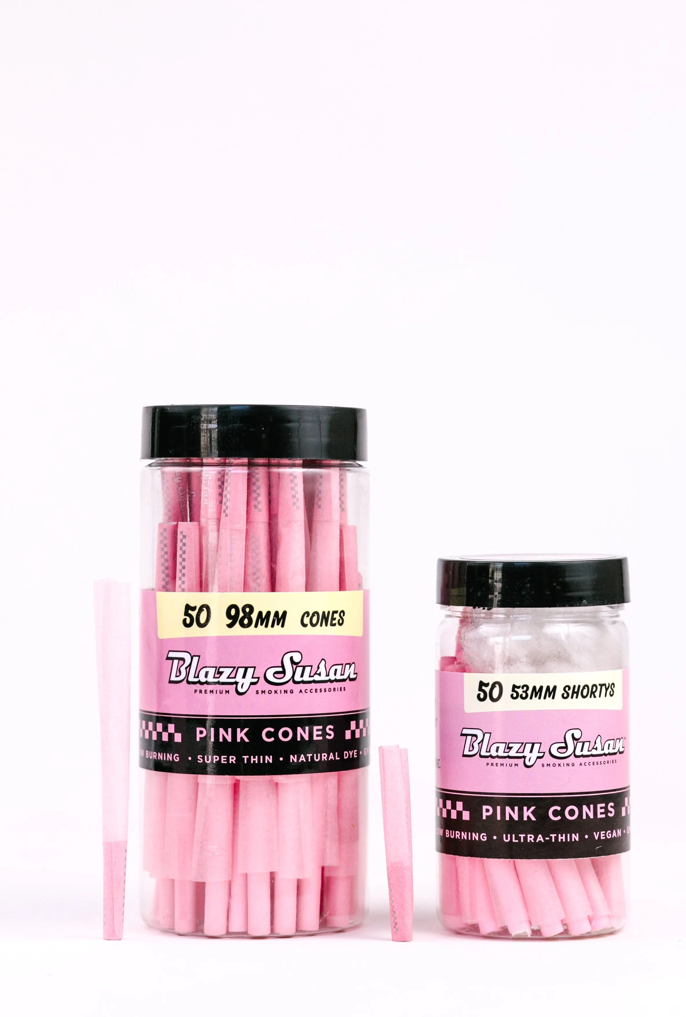 Blazy Susan Pink Cones - 50ct