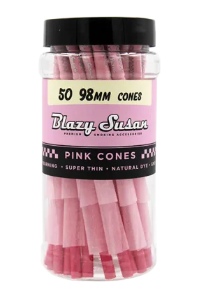 Blazy Susan Pink Cones - 50ct