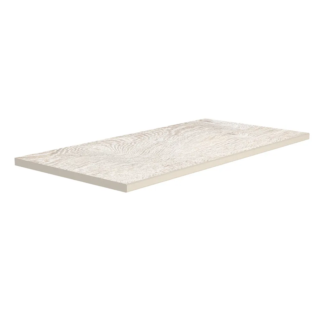 Boardwalk Bianco, 16" x 32" - 2CM Porcelain Pool Coping