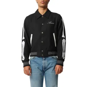 Bones Jacket in Black/White