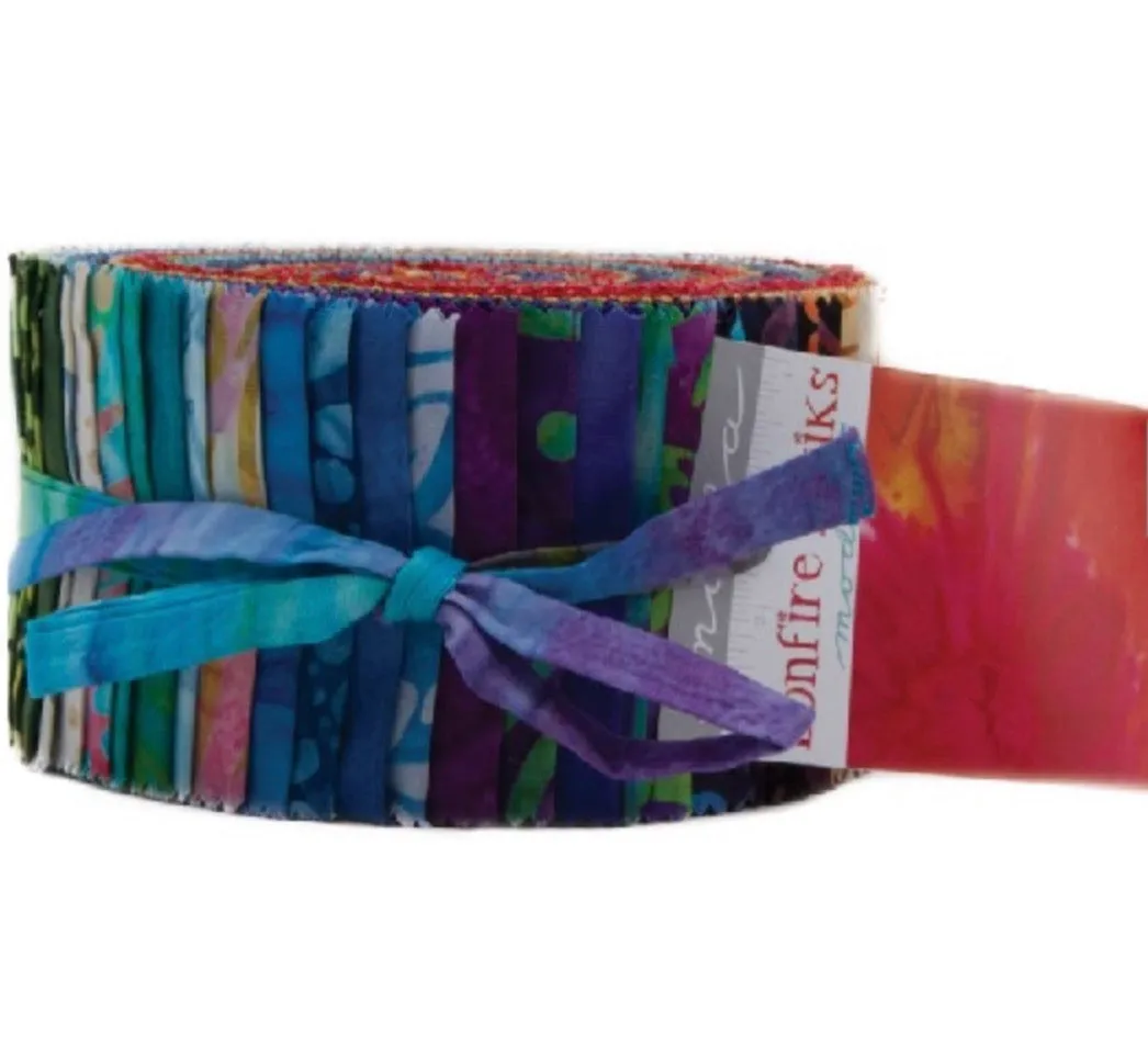 Bonfire Batiks 4346-JR | Moda fabrics Jelly Roll