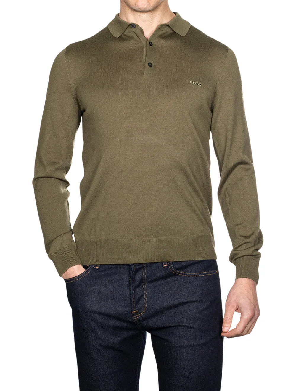 Bono Polo Sweater Green