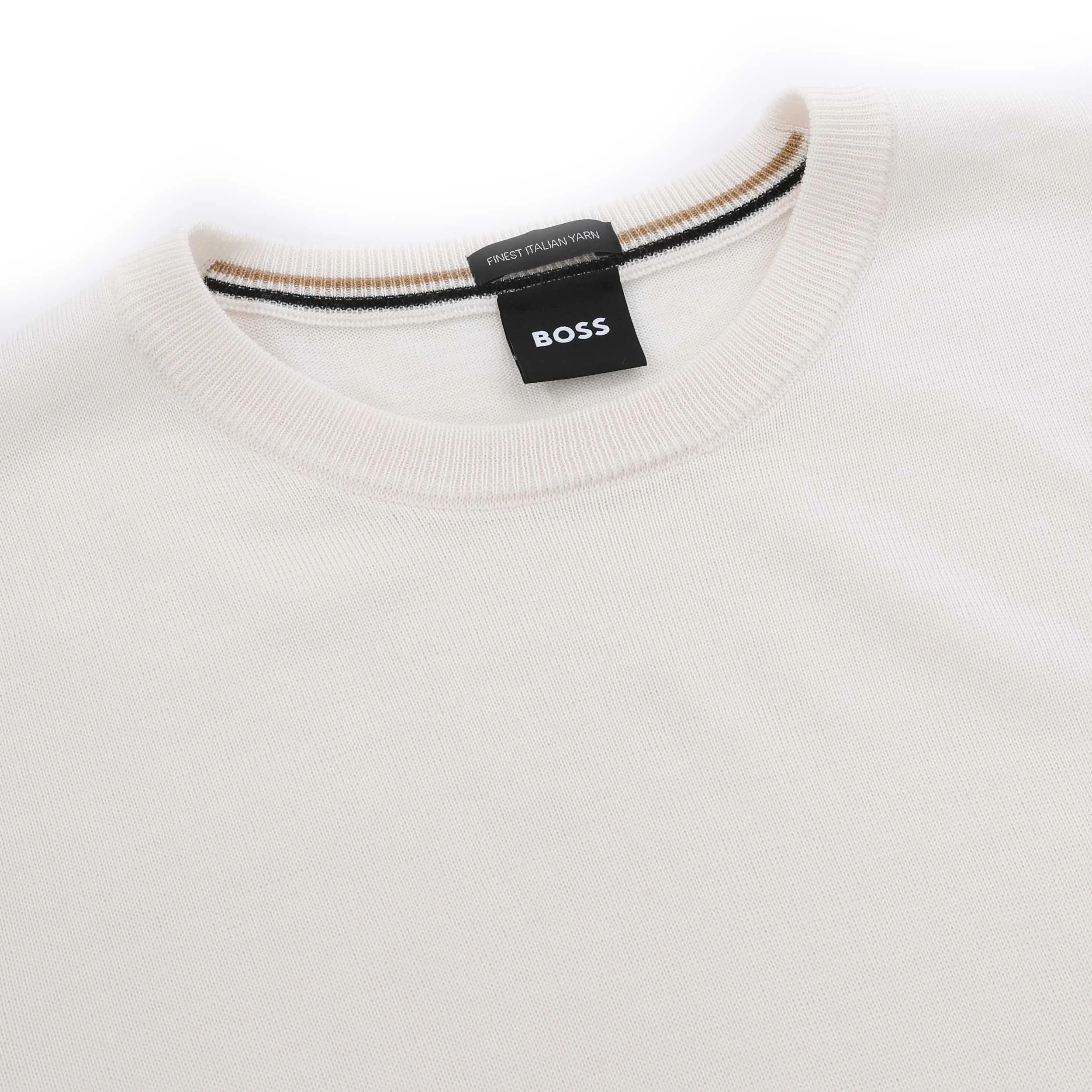 BOSS Botto L Knitwear in Open White