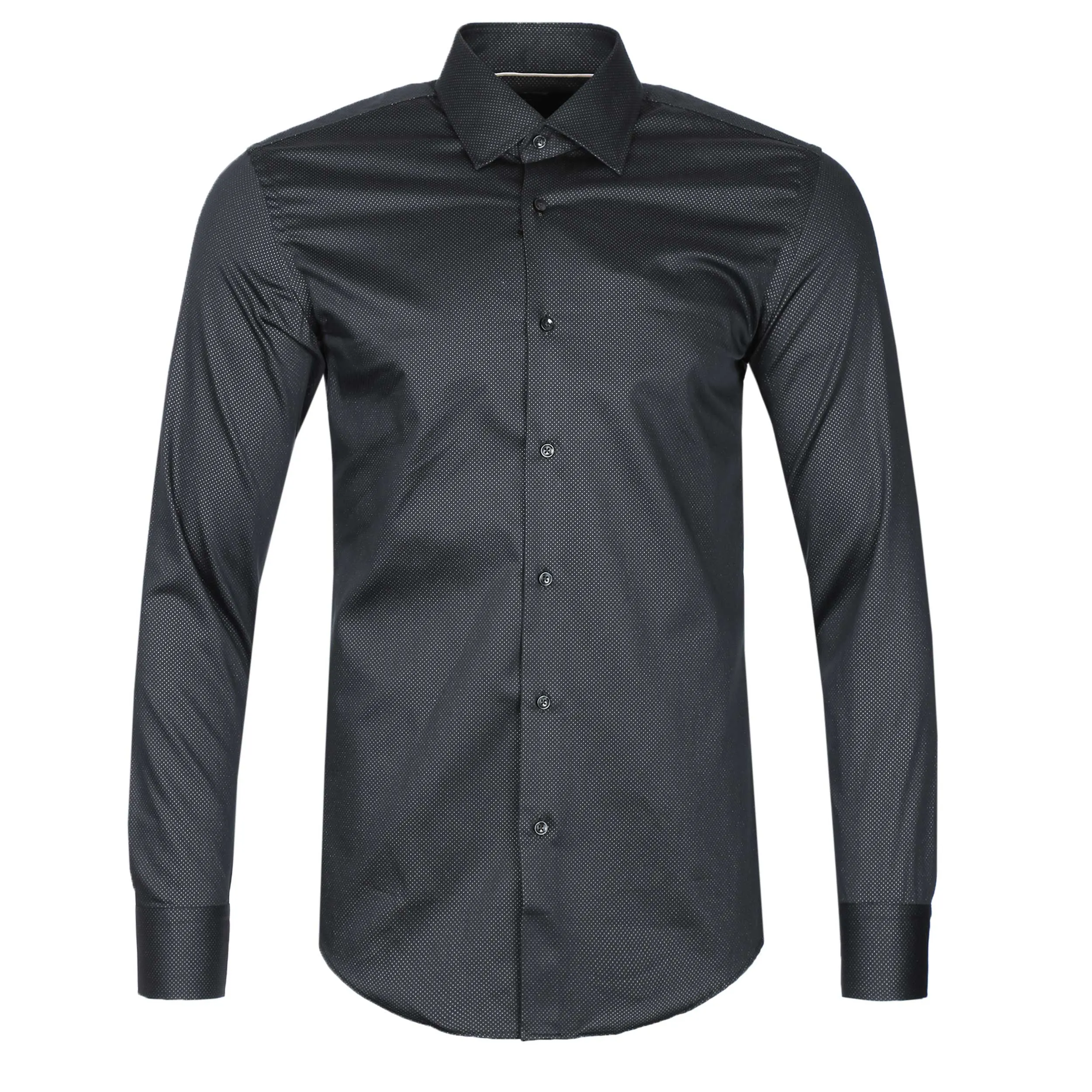 BOSS H Hank Kent C1 214 Shirt in Black Dot