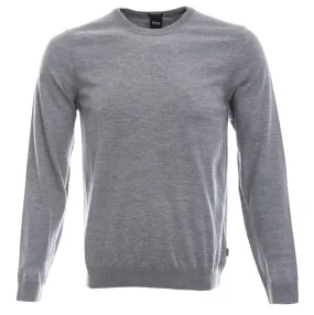 BOSS Leno P Knitwear in Grey Marl