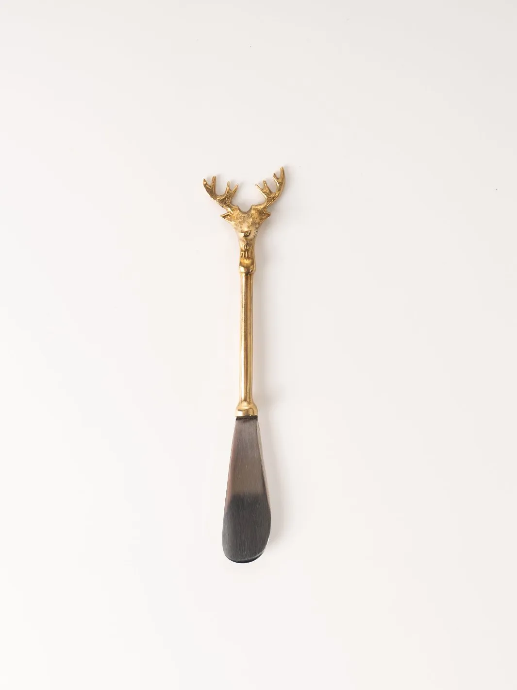 Brass Reindeer Canape Knife