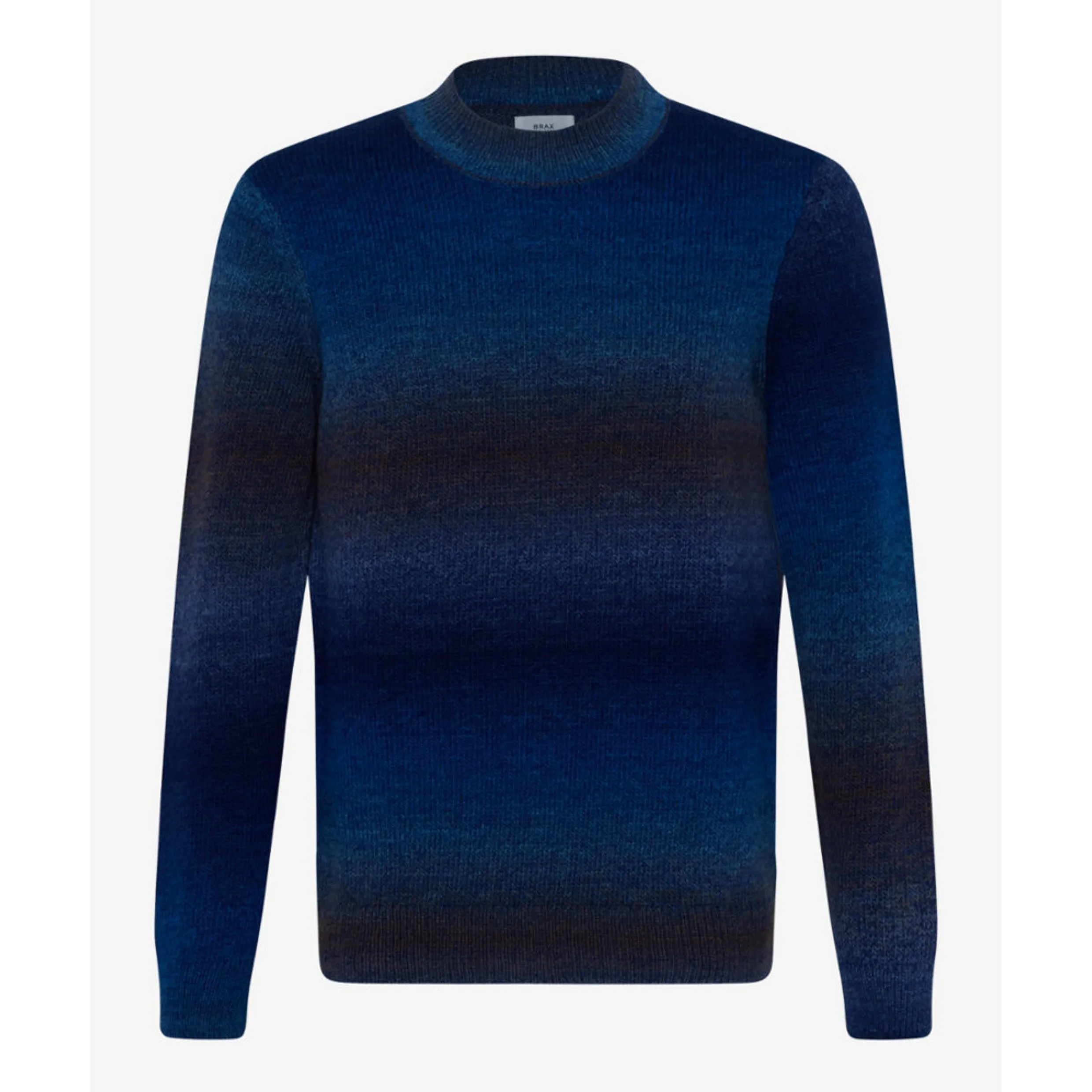 Brax Wool Mix Crew Neck Jumper Indigo 25-2118 Buddy