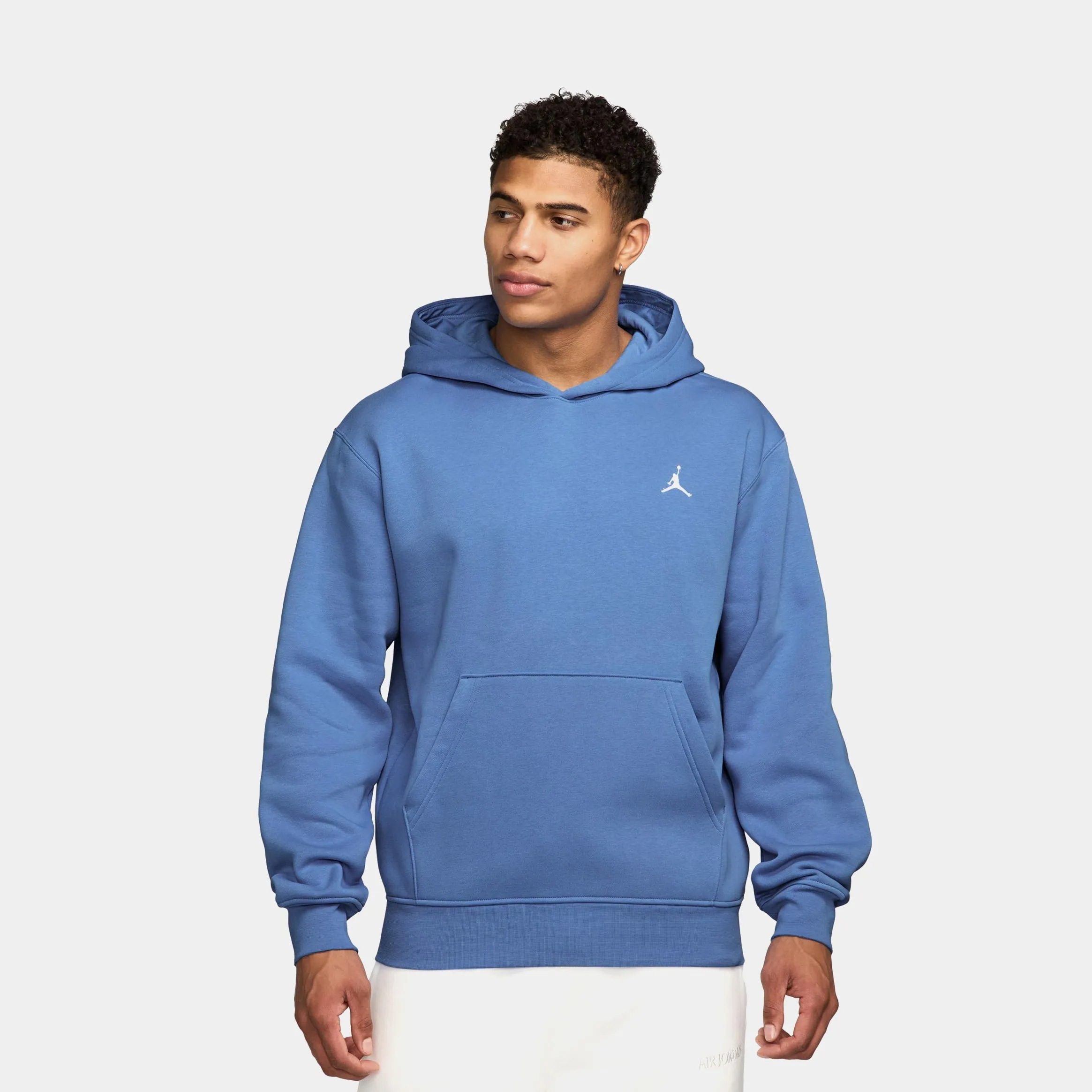 Brooklyn Fleece Pullover Mens Hoodie (Legend Blue/White)