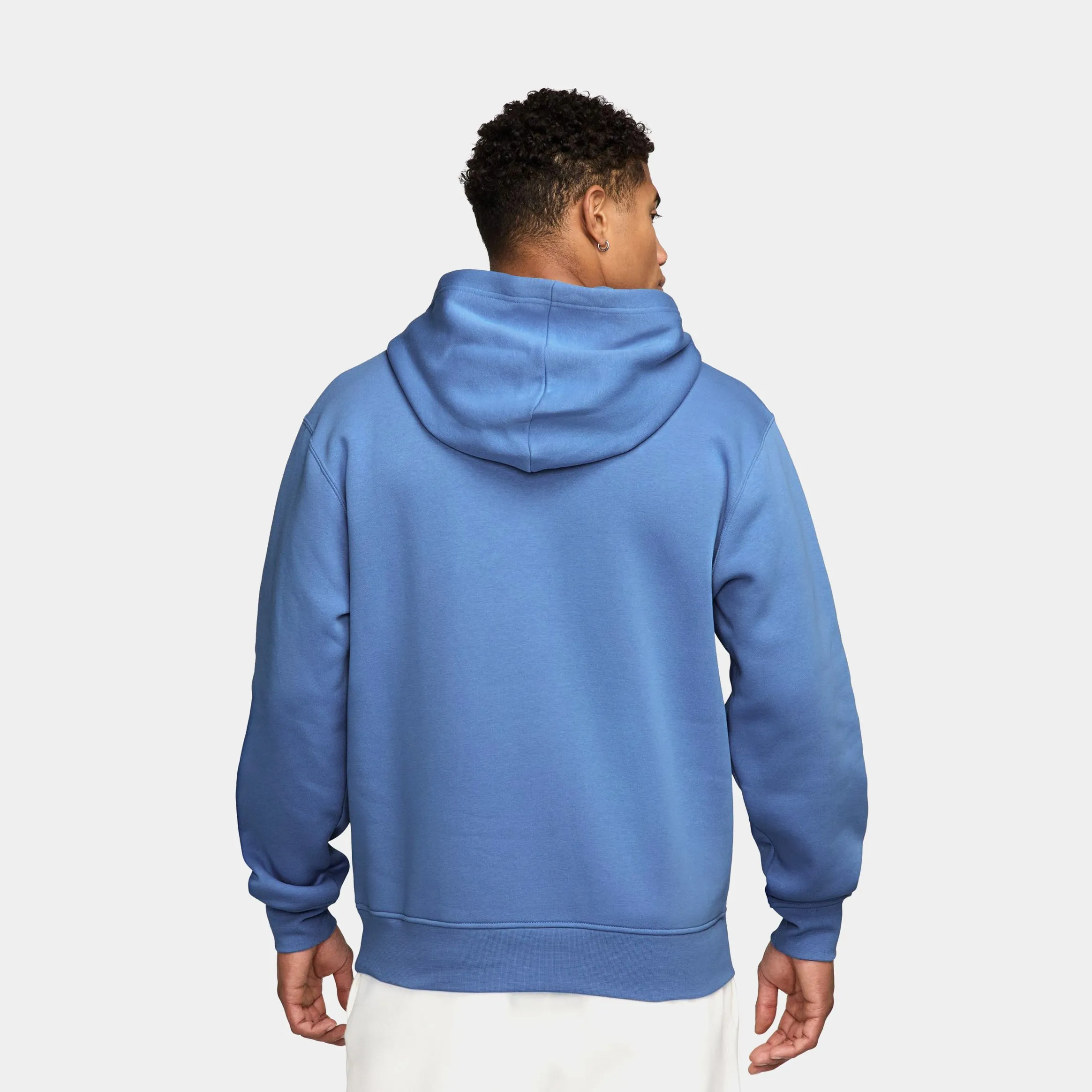 Brooklyn Fleece Pullover Mens Hoodie (Legend Blue/White)