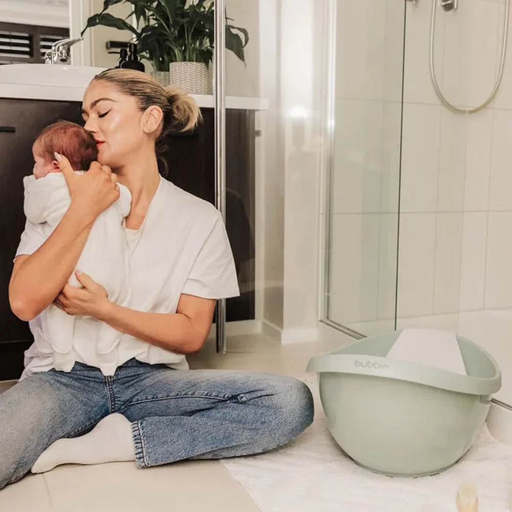 Bubble Cuddle Bath with Bath Seat Sage