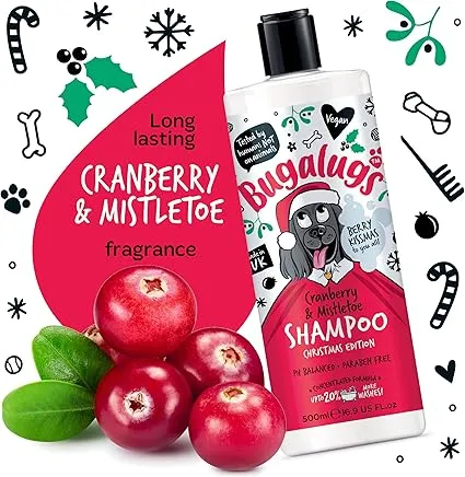 BUGALUGS PET SHAMPOO CRANBERRY & MISTLETOE