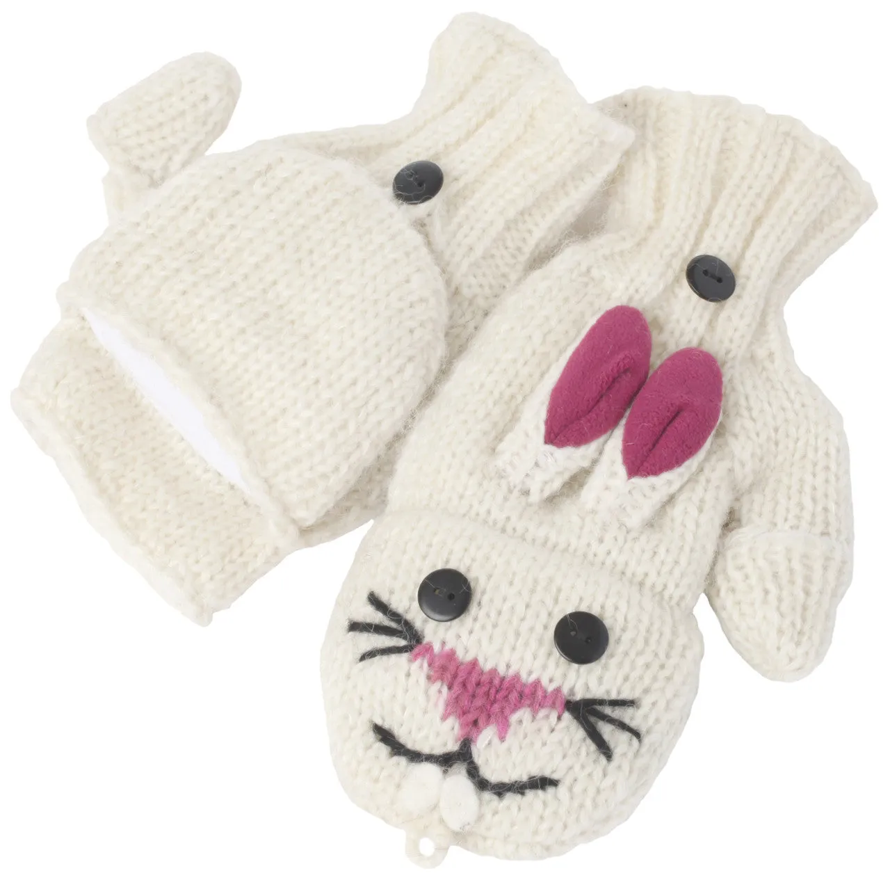 Bunny Cover Mittens