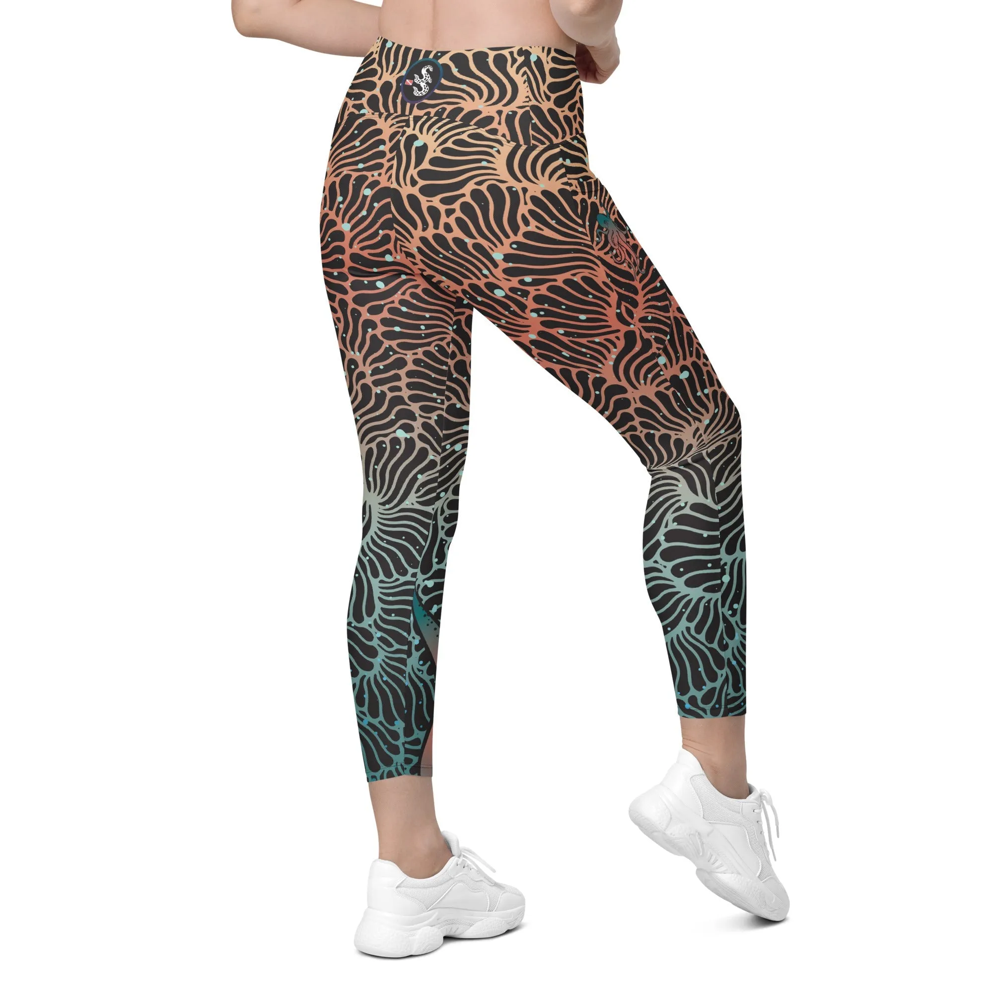 Camouflage Octopus Pocket Leggings All Sizes (Warehouse)