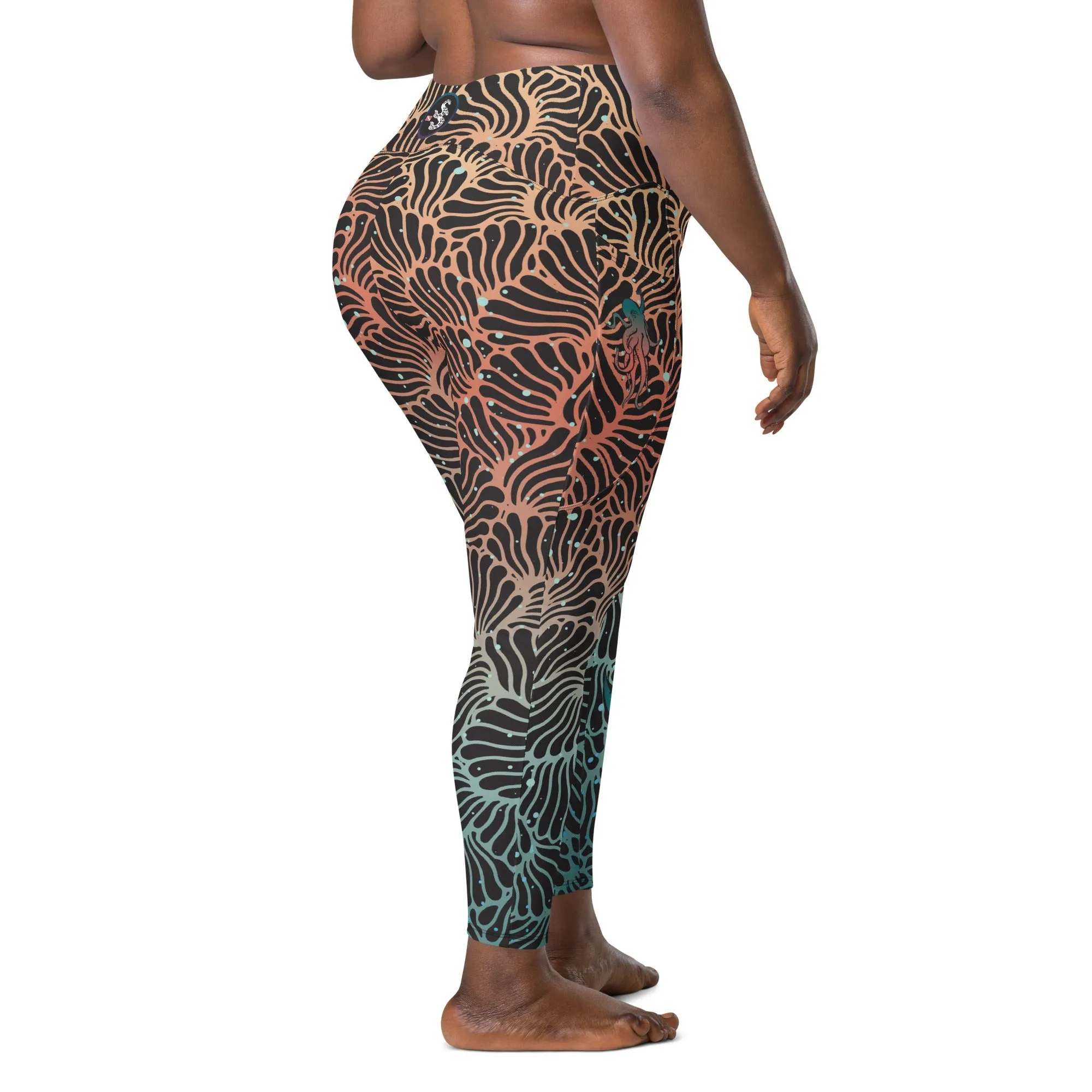 Camouflage Octopus Pocket Leggings All Sizes (Warehouse)