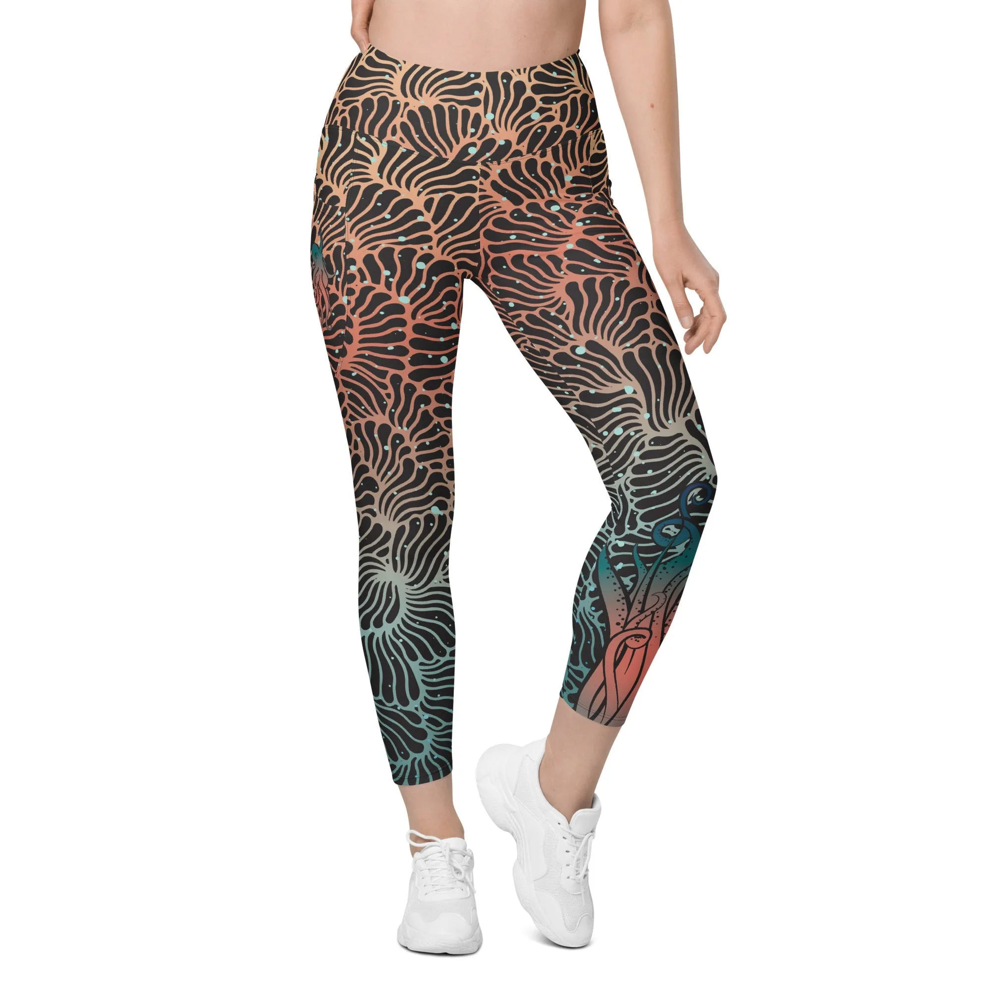 Camouflage Octopus Pocket Leggings All Sizes (Warehouse)