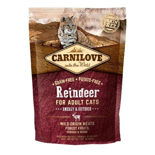 Carnilove Reindeer Adult Dry Cat Food - 400g