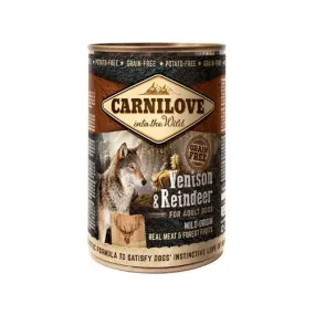 Carnilove Venison & Reindeer Wet Dog Food - 6 x 400g