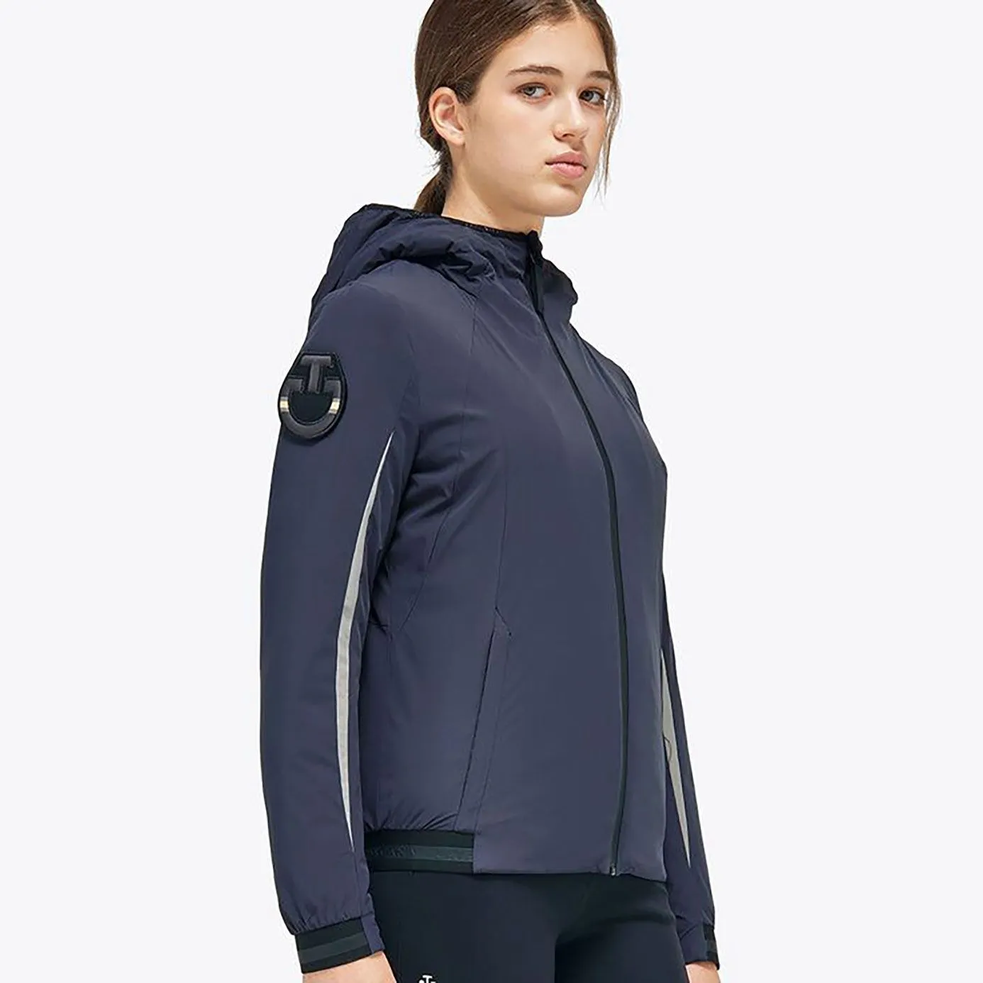 Cavalleria Toscana Team Stretch Bomber Jacket - Navy