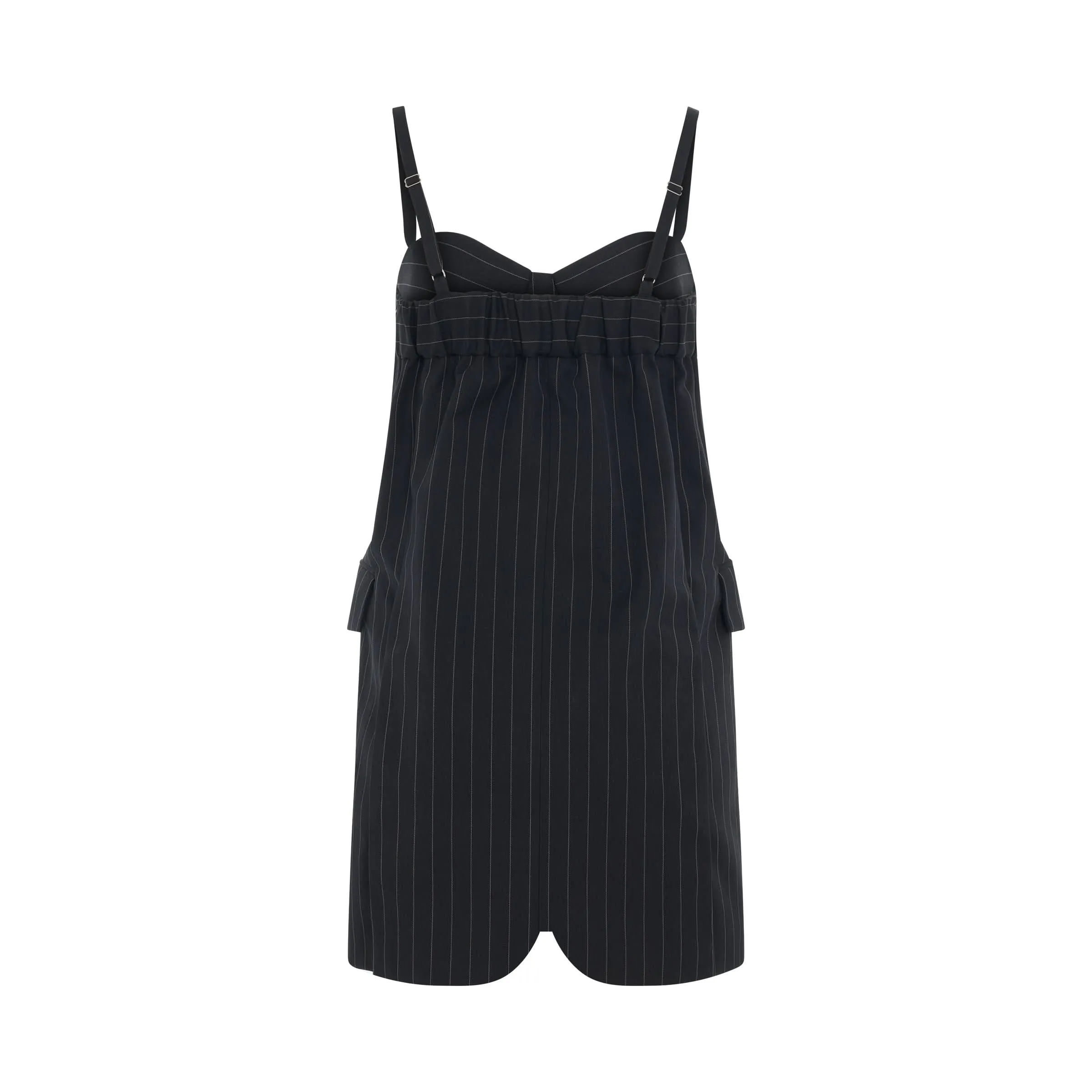 Chalk Stripe Camisole in Navy