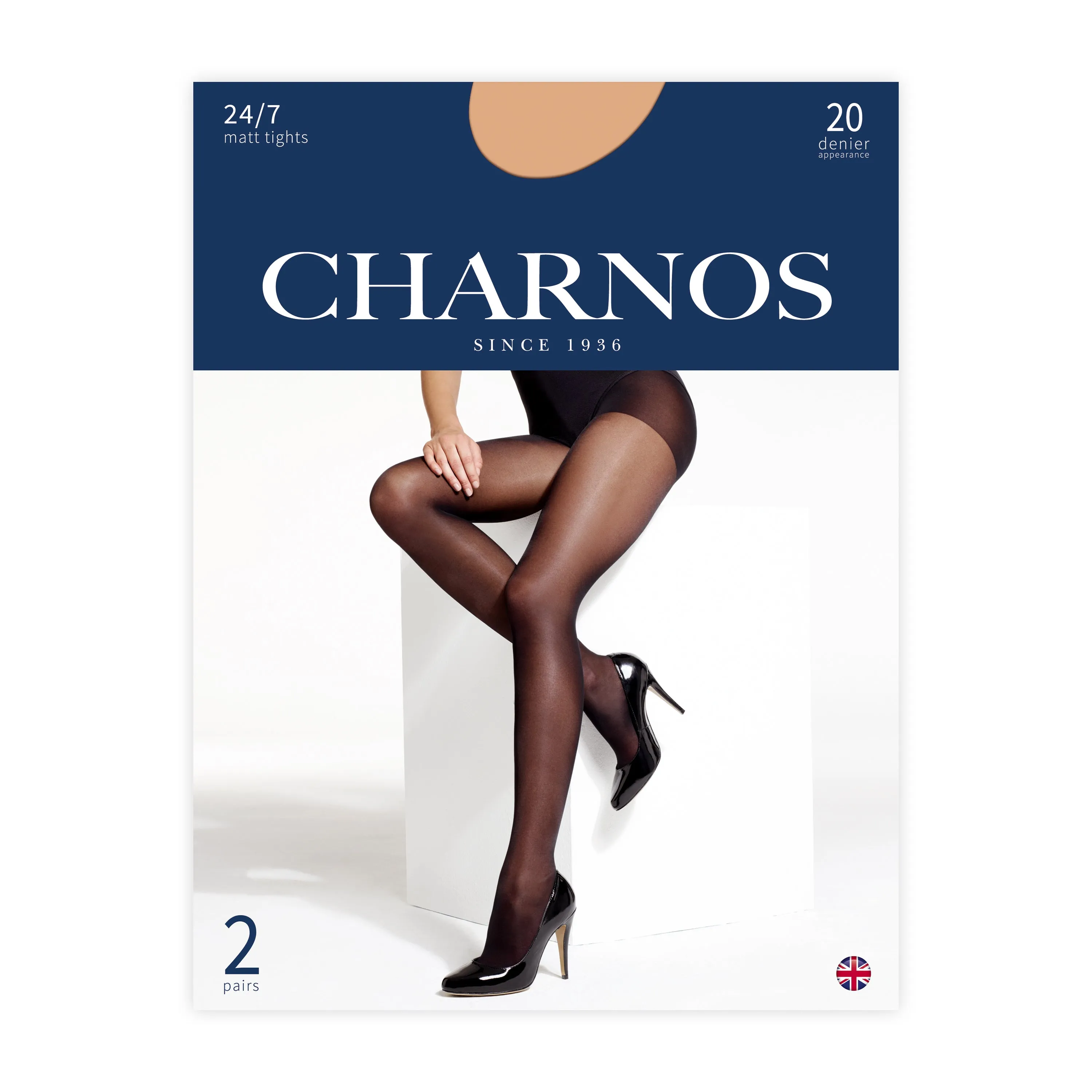 Charnos 24/7 Tights 20 Denier - 2 Pair Pack