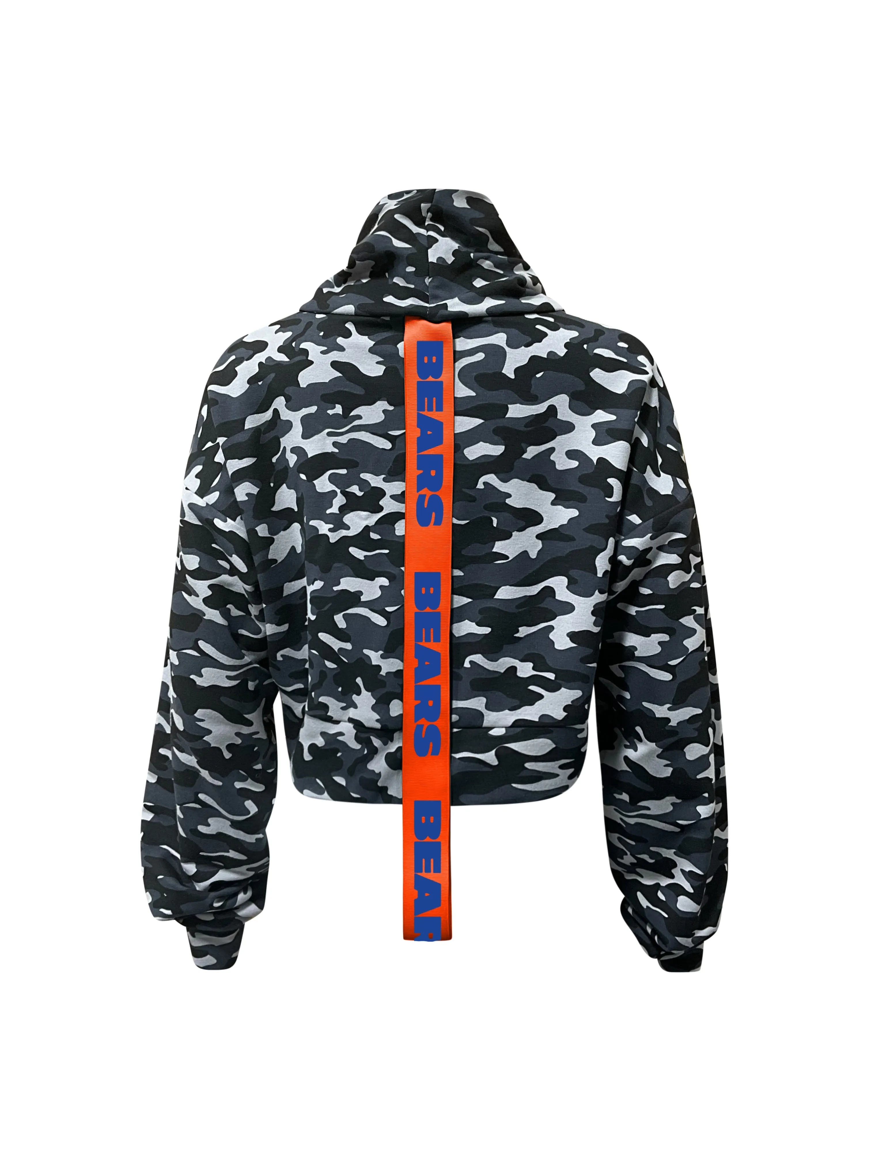 Chicago Bears Crop Camo Sweatshirt