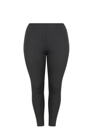 Chlorine Resistant Black Full Length Pant