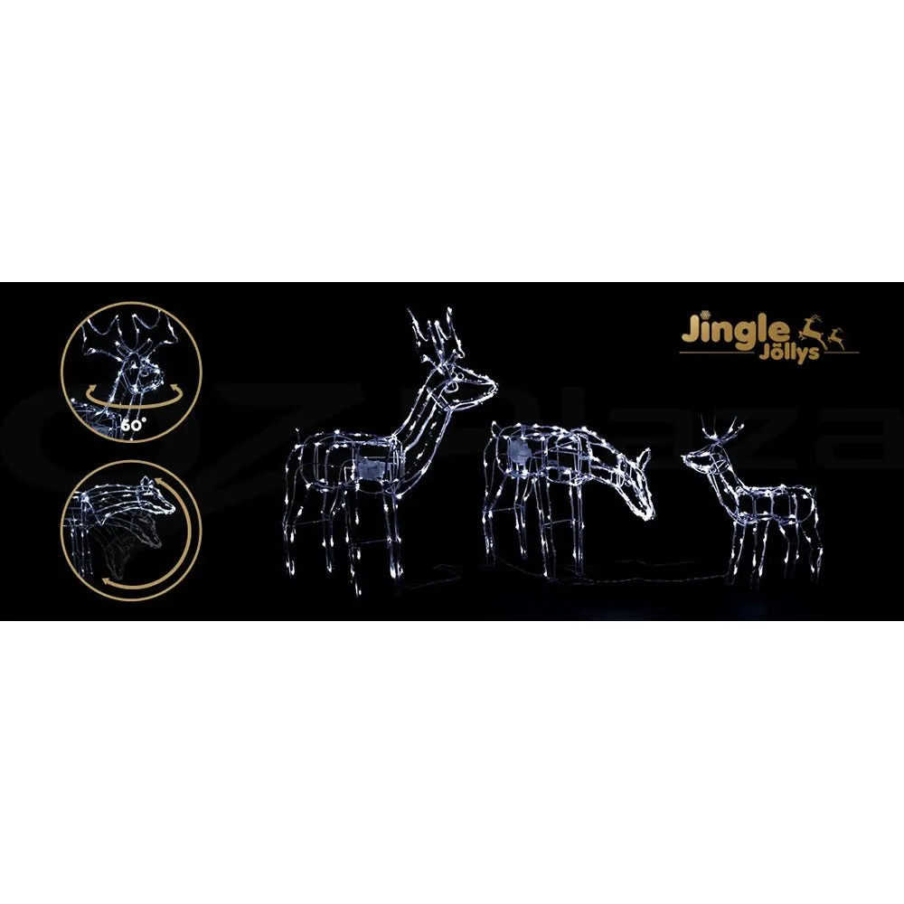 Christmas Motif Lights LED Rope Reindeer Waterproof Outdoor