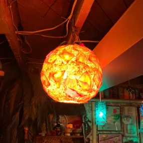 Chunky Resin Pendant Lamp